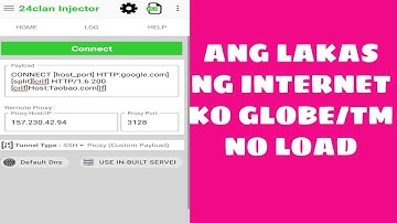 24CLAN INJECTOR | GLOBE/TM NO LOAD ANG LAKAS