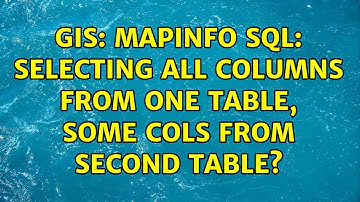 GIS: MapInfo SQL: Selecting all columns from one table, some cols from second table?