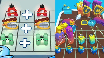 ABC Lore + Merge Number Cube Fam Run  ⭐ abcdefghijklmnopqrstuvwxyz | Satisfying mobile game