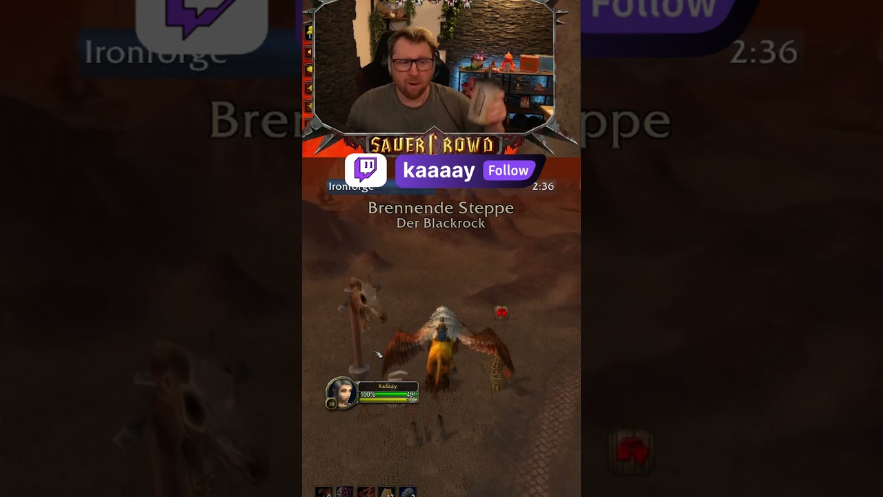 Twitch: kaaaay #streamer #shorts #twitch #worldofwarcraft #sauercrowd #wow #wowclassic #gaming