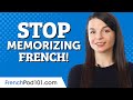 How to Get Used to French Words