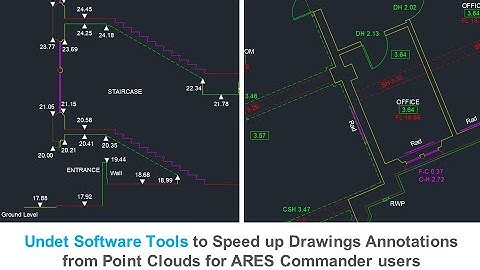 Undet tools for ARES Commander to speed up drawings annotations from Point Clouds