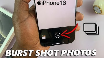 How To Take Burst Shot Mode Photos On iPhone 16 / iPhone 16 Pro