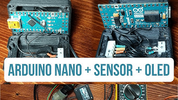 ARDUINO NANO with Oil Pressure and Temp Sensor + OLED display