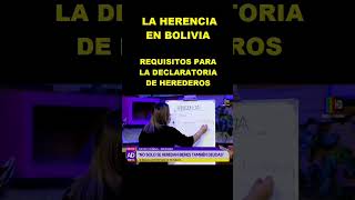 Herencia en Bolivia