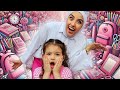 تحدي مشتريات المدرسة لبنتنا باللون الوردي وعشنا لحظات مرعبة على اعلى برج تحدي مشتريات المدرسة لبنتنا باللون الوردي وعشنا لحظات مرعبة على اعلى برج
