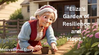 Animated Motivational Story  'Eliza's Garden of Resilience and Hope.'English Story