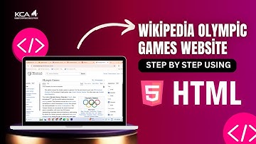 Create a Wikipedia-Style Olympic Games Website Using HTML | Step-by-Step Tutorial for Beginners
