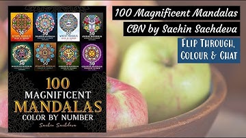 100 Magnificent Mandalas by Sachin Sachdeva | Flip, Colour & Chat