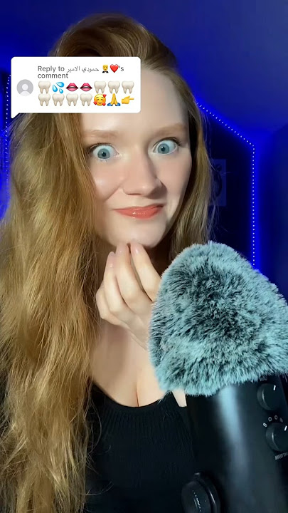 ASMR😬teeth tapping,water, mouth sounds🐝#emojichallengeasmr #beepowerasmr#tapping#teethtapping