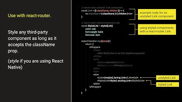 Tech Talk: How to use React styled-components
