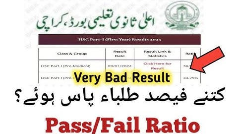 Karachi board 11th class result 2023 - how to check bsek 1st year result 2023 karachi board hsc