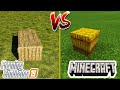 Farming Simulator 19 VS Minecraft : BALE MAKING !!!!