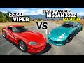 Tesla Swapped Nissan 350Z vs 460hp Dodge Viper Drag Race // THIS vs THAT