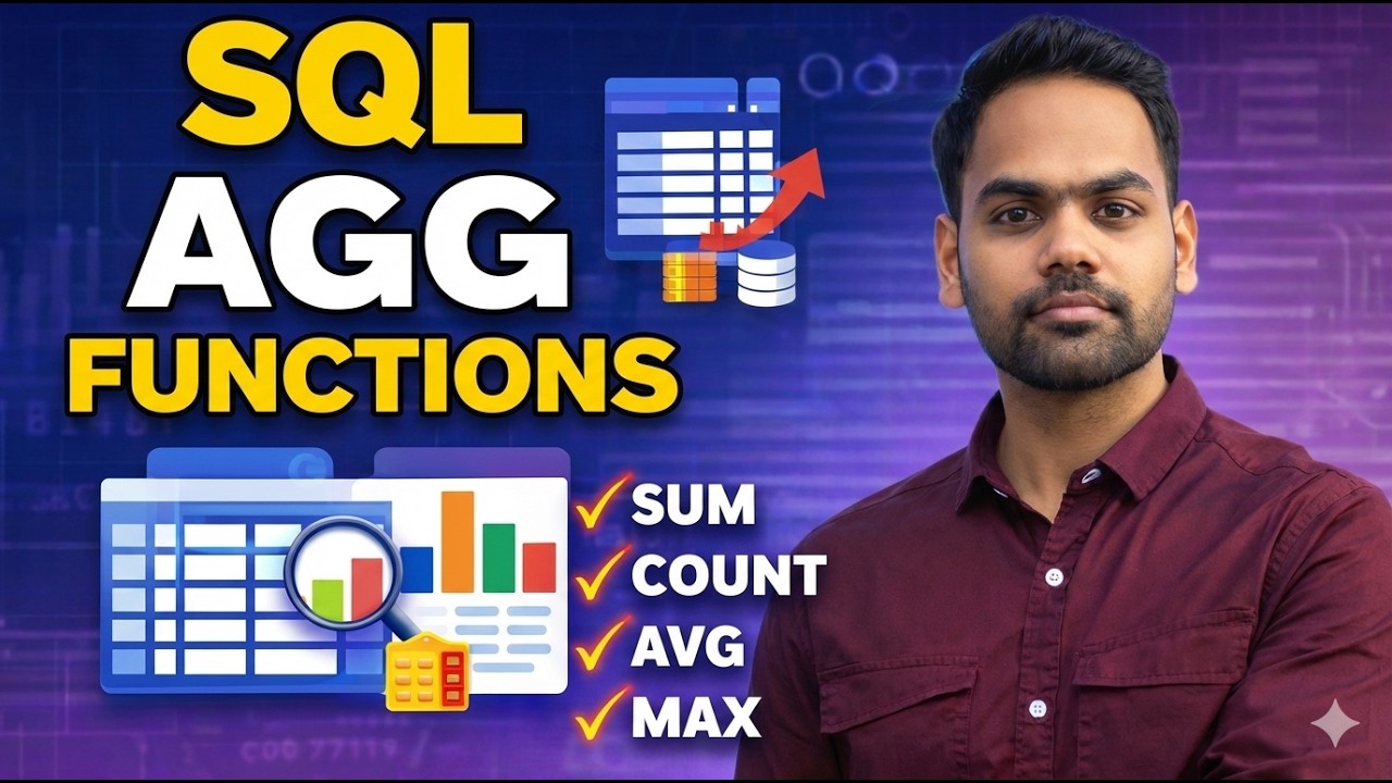 SQL Aggregate Functions | MIN, MAX, SUM, AVG, COUNT Explained - YouTube