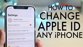 How To Change Apple ID Email On ANY iPhone