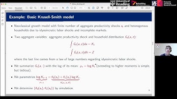 Macroeconomics and Reality: Where Are We Now? Session 4: Computational Advances