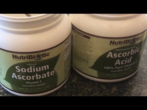 DIFFERENCES between sodium ascorbate & sorbic acid “VITAMIN C” how are use them