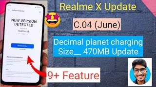 Realme X C.04 June New Update | Decimal planet charging animation , Realme paysa aap, Realme X 