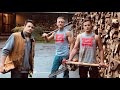 Dad And His Twin Sons Cut Firewood And Fill 80 Trucks For Donation