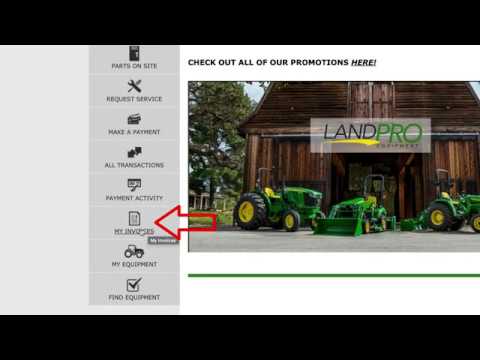 How to see and manage your invoices with the LandPro Cusotmer Portal