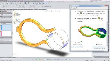 Solidworks S 6 Nonlinear Contact Analysis of a Pipe Holder