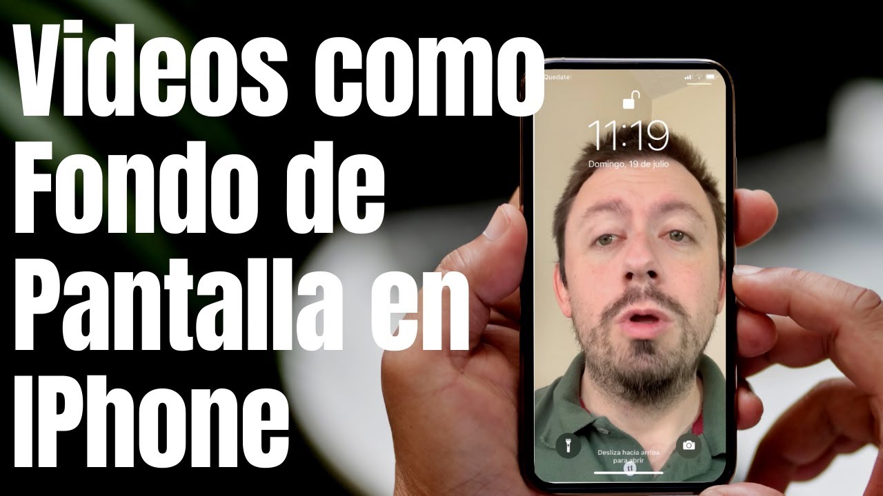 COMO poner un VIDEO de FONDO DE PANTALLA en IPhone - YouTube