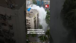 Mumbai: Water pipeline bursts in Andheris Oshiwara