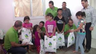 مجموعة الاتصالات تنفذ مشروع كسوة العيد في غزة