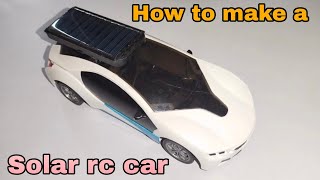 How to make a solar rc car || Redio control car unboxing | Rc Cars | rcunbox | remote control car |