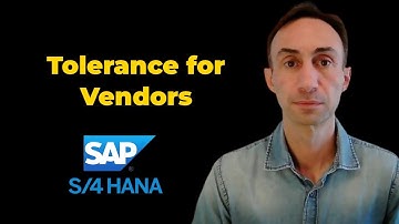 Define Tolerance for Vendors: SAP S/4 HANA