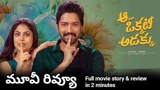 Aa okkati adakku movie review telugu || #aaokkatiadakku