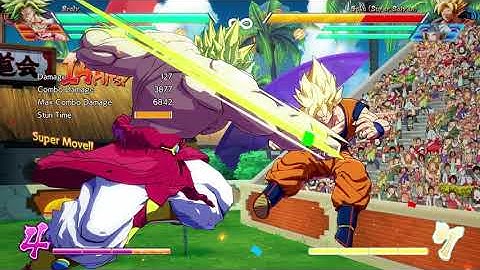 DBFZ - Broly Midscreen 6842 Damage Combo SOLO