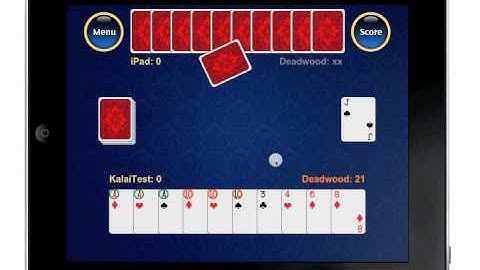 GamePlay: Best Gin Rummy - iPhone & iPad Game