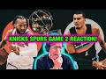 Knicks Spurs Game 2 LIVE Reaction | 2026 NBA Finals