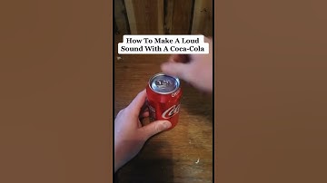 How To Make A Loud Sound With A Soda #Shorts