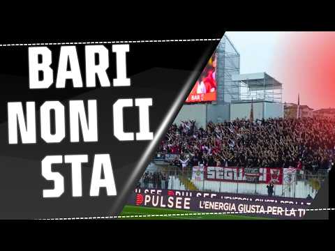 Video CURVA NORD BARI A MONZA: CORI CONTRO I DE LAURENTIIS PROTESTA ULTRAS IN TRASFERTA