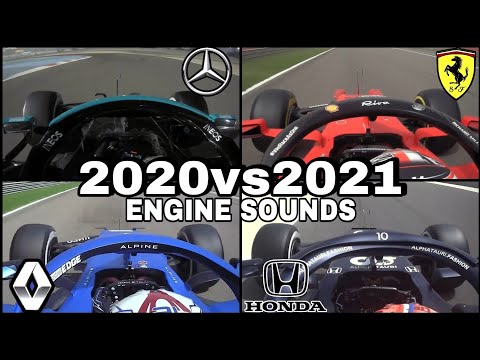 Formula 1 engine sound comparison: 2020 vs 2021