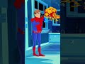 sprider man vs robocop fighting | fighting Cartoon  #shorts