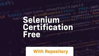selenium certification free