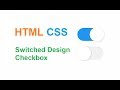 HTML CSS Toggle Button Design