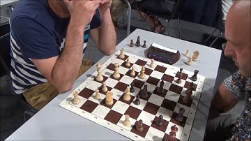US two time champion GM Shabalov - GM Kanep, Trompowsky attack, Rapid