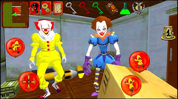 Clown Neighbor Brothers Escape - Level 5 - Gameplay