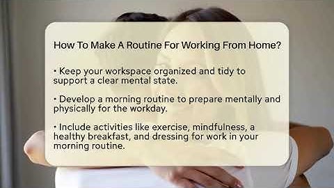 How To Make A Routine For Working From Home? - The Personal Growth Path