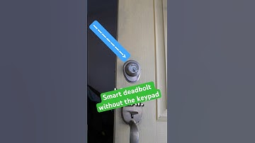 You’ve Gotta See This - Minimalist Smart Deadbolt