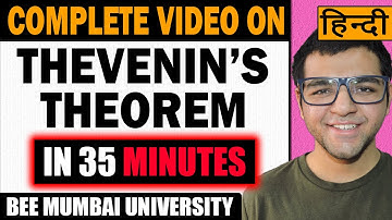Complete video on Thevenin Theorem Basic Electrical Engineering in Hindi [ 3 PROBLEMS SOLVED! ]