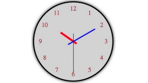 Analog HTML Clock. Full demo on how to make analog clock with HTML CSS3 and Javascript