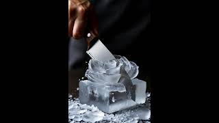 The Perfect Ice Rose Slice ❄️ | 5s ASMR Loop | SliceLoop