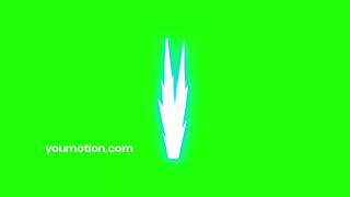 Green Screen Energy Lightning Flash FX Arrow Animation