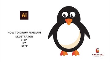 How to draw penguin in illustrator